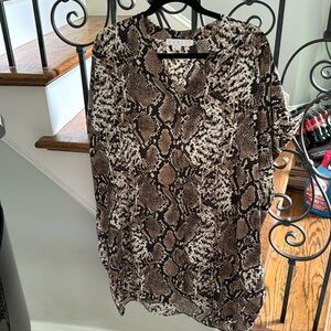 Karlie Snakeskin Mini Dress